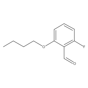 2-Butoxy-6-fluorobenzaldehyde Structure