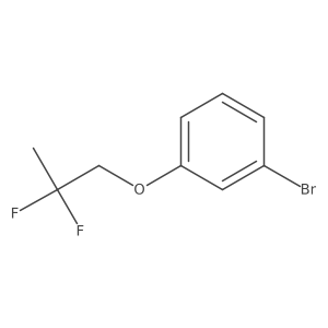 1-Bromo-3-(2,2-difluoropropoxy)benzene结构式