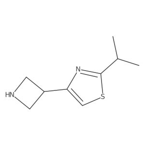 4-(Azetidin-3-yl)-2-(propan-2-yl)-1,3-thiazole结构式