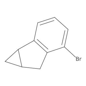 5-Bromo-1,1a,6,6a-tetrahydrocyclopropa[a]indene结构式