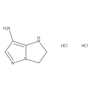 1H,2H,3H-Pyrazolo[1,5-a]imidazol-7-amine dihydrochloride结构式