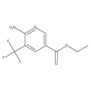 Ethyl 6-amino-5-(trifluoromethyl)pyridine-3-carboxylate Structure