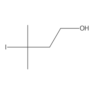 3-Iodo-3-methyl-1-butanol结构式