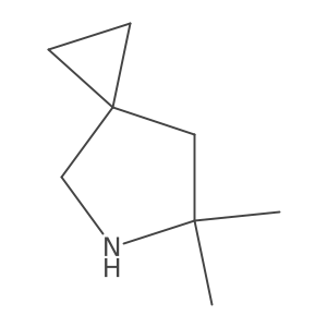 6,6-Dimethyl-5-azaspiro[2.4]heptane结构式