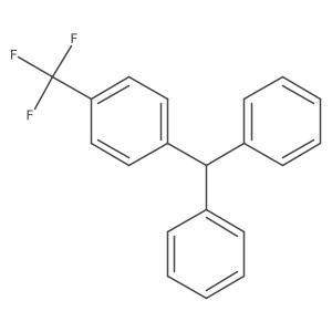 4-(Trifluoromethyl)-1-benzhydrylbenzene结构式