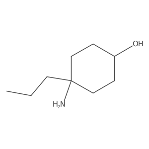 4-Amino-4-propylcyclohexan-1-ol Structure