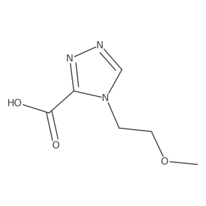 4-(2-methoxyethyl)-4H-1,2,4-triazole-3-carboxylic acid Structure