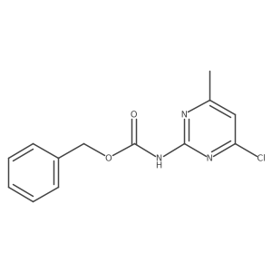 benzyl N-(4-chloro-6-methylpyrimidin-2-yl)carbamate Structure