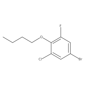 5-Bromo-2-butoxy-1-chloro-3-fluorobenzene Structure