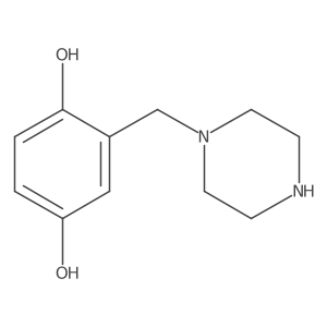 4-Nitro-2-(piperazin-1-ylmethyl)phenol Structure