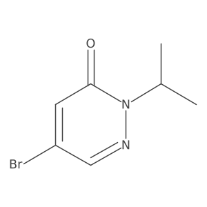 5-bromo-2-isopropylpyridazin-3(2H)-one结构式