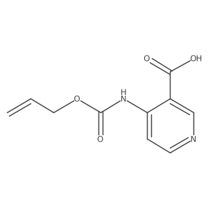 4-{[(Prop-2-en-1-yloxy)carbonyl]amino}pyridine-3-carboxylic acid结构式