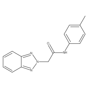 2-(2H-benzo[d][1,2,3]triazol-2-yl)-N-(p-tolyl)acetamide Structure