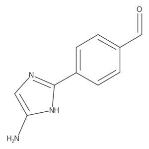 4-(4-Amino-1H-imidazol-2-yl)benzaldehyde结构式