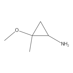 2-Methoxy-2-methylcyclopropan-1-amine结构式