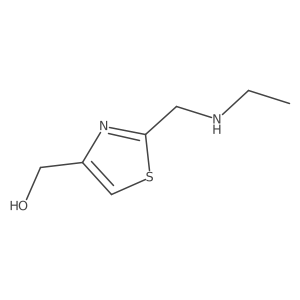 {2-[(Ethylamino)methyl]-1,3-thiazol-4-yl}methanol Structure