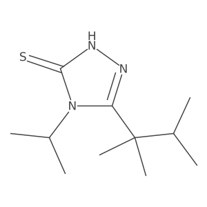 5-(2,3-dimethylbutan-2-yl)-4-(propan-2-yl)-4H-1,2,4-triazole-3-thiol Structure