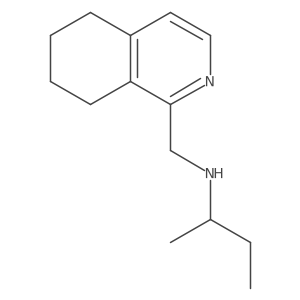 (Butan-2-yl)[(5,6,7,8-tetrahydroisoquinolin-1-yl)methyl]amine结构式