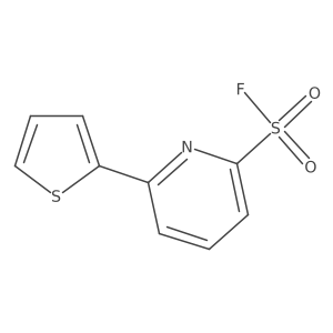 6-(Thiophen-2-yl)pyridine-2-sulfonyl fluoride结构式