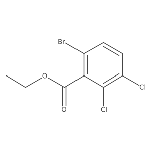 Ethyl 6-bromo-2,3-dichlorobenzoate结构式
