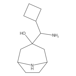 3-[Amino(cyclobutyl)methyl]-8-azabicyclo[3.2.1]octan-3-ol Structure