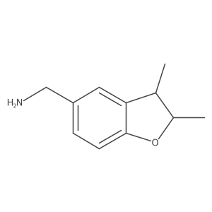 (2,3-Dimethyl-2,3-dihydro-1-benzofuran-5-yl)methanamine结构式