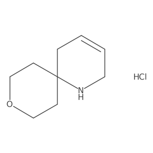 9-Oxa-1-azaspiro[5.5]undec-3-ene hydrochloride结构式