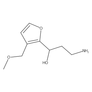 (1R)-3-amino-1-[3-(methoxymethyl)furan-2-yl]propan-1-ol Structure