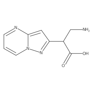 3-Amino-2-{pyrazolo[1,5-a]pyrimidin-2-yl}propanoic acid Structure