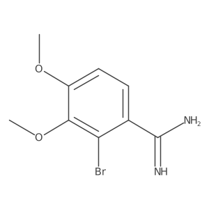 2-Bromo-3,4-dimethoxybenzimidamide Structure
