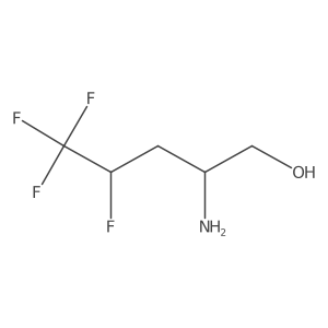 2-Amino-4,5,5,5-tetrafluoropentan-1-ol Structure