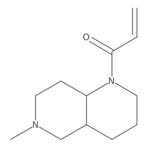 1-(6-Methyl-decahydro-1,6-naphthyridin-1-yl)prop-2-en-1-one结构式