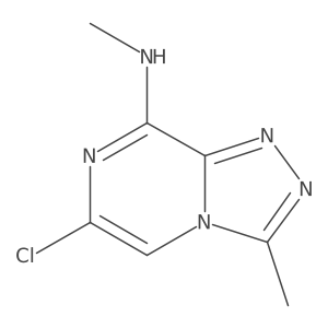 6-Chloro-N,3-dimethyl-1,2,4-triazolo[4,3-a]pyrazin-8-amine Structure