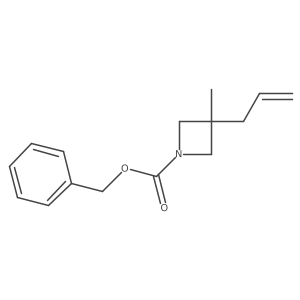 Benzyl 3-methyl-3-(prop-2-en-1-yl)azetidine-1-carboxylate Structure