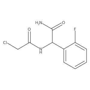 2-(2-Chloroacetamido)-2-(2-fluorophenyl)acetamide结构式