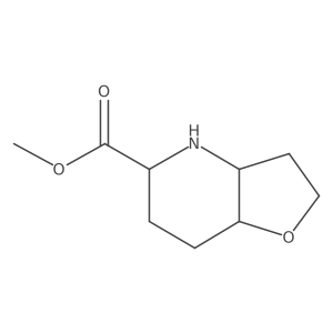 rac-methyl (3aR,5R,7aR)-octahydrofuro[3,2-b]pyridine-5-carboxylate结构式