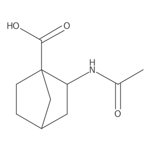 (1R,2R,4R)-2-acetamidonorbornane-1-carboxylic acid结构式