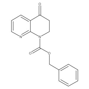 Benzyl 4-oxo-1,2,3,4-tetrahydro-1,8-naphthyridine-1-carboxylate Structure
