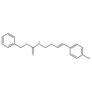 benzyl N-[4-(4-bromophenyl)but-3-en-1-yl]carbamate结构式