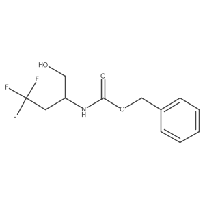 benzyl N-[(2R)-4,4,4-trifluoro-1-hydroxybutan-2-yl]carbamate Structure