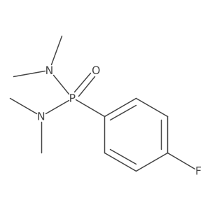 N,N,N inverted exclamation mark,N inverted exclamation mark-Tetramethyl-4-fluorophenylphosphonodiamide结构式