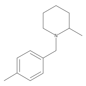 2-Methyl-1-[(4-methylphenyl)methyl]piperidine Structure