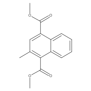 1,4-Dimethyl 2-methyl-1,4-naphthalenedicarboxylate Structure
