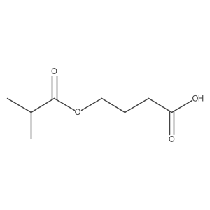 4-[(2-Methylpropanoyl)oxy]butanoic acid结构式