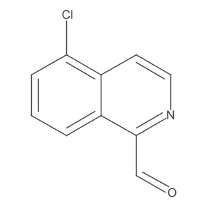 5-Chloroisoquinoline-1-carbaldehyde结构式