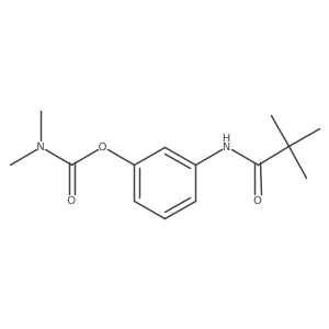 3-Pivalamidophenyl dimethylcarbamate Structure