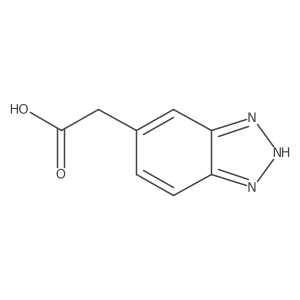 2-(1H-1,2,3-benzotriazol-5-yl)acetic acid Structure