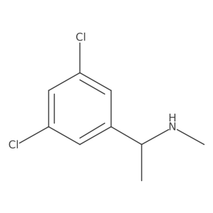 1-(3,5-dichlorophenyl)-N-methylethanamine Structure
