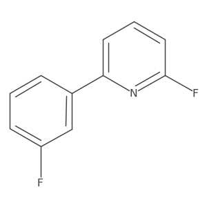 2-Fluoro-6-(3-fluorophenyl)pyridine Structure