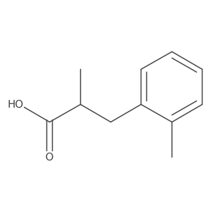 2-Methyl-3-(2-methylphenyl)propanoic acid Structure